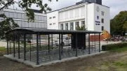 Cykelparkeringshus Modulere 1 Etasjes Drammen VGS