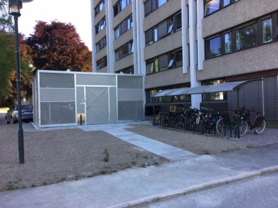 Cykelhus Nomade 1 med ekstra modul for 40 plasser Drammen