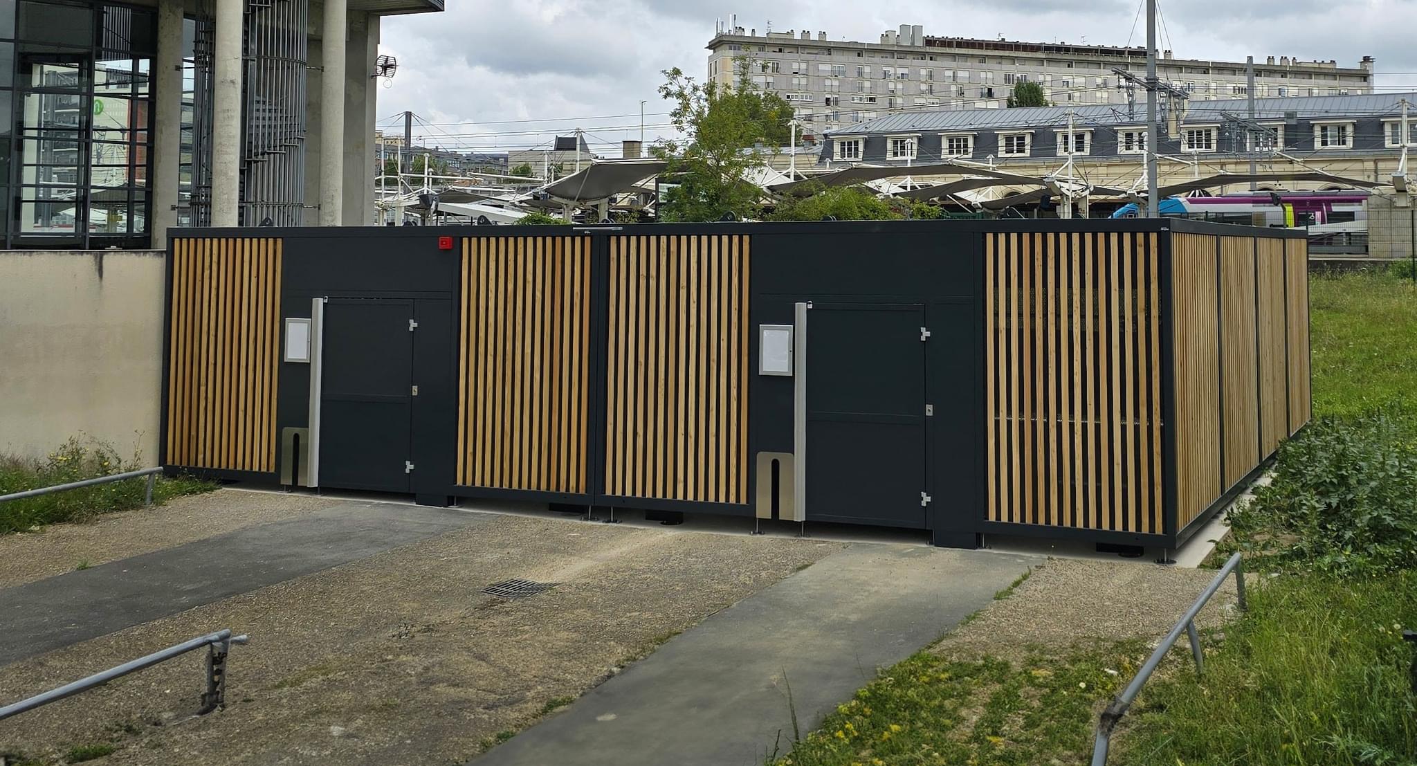 Cykelhotel Nomade med træbekledning