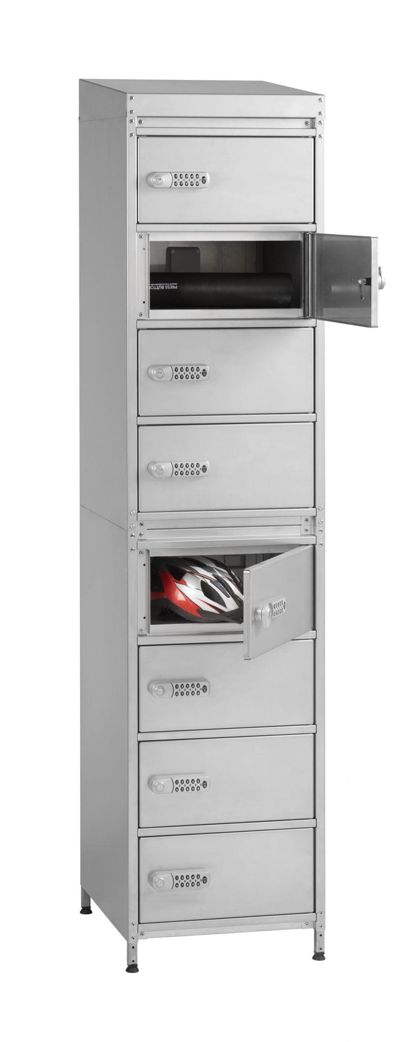 Ladeskap-EL-sykkel-batterier-med-apen-dor-Laadlocker-LMS8-2.jpg brannresistent ladeskap